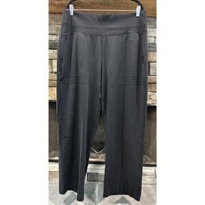 Women’s Athleta Venice Black High Rise Wide Leg Pants Size 1X Pull On *C9